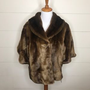 Calvin Klein Faux Fur Jacket